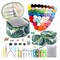 304 Pcs Needle Felting Kit, Wool Roving 50 Colors Set, Needle Felting Starter Kit, Needle Felting Tools Kit with 2 Exquisite Storage Bags, Felt Tools for Felted Animal Needle Felting Supplies